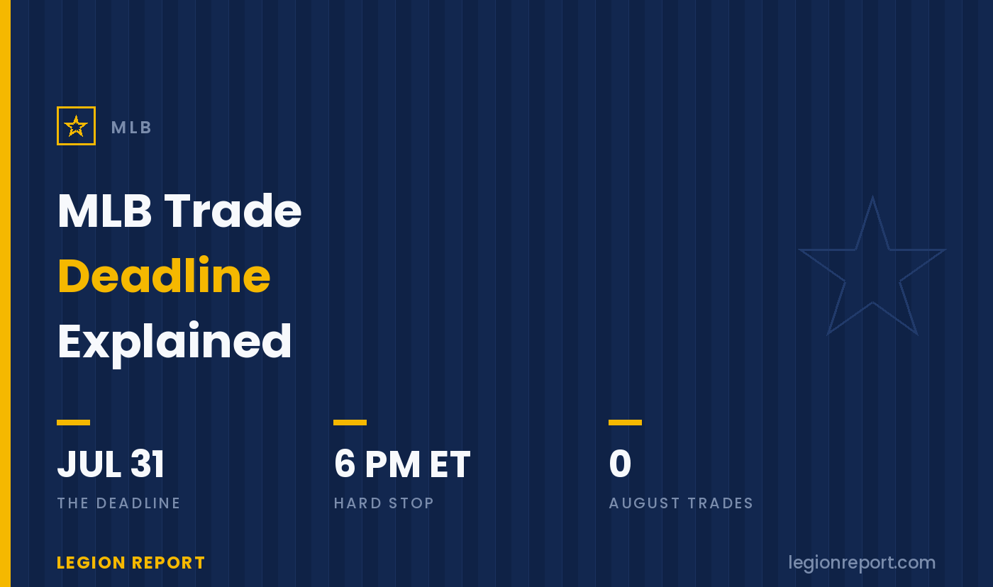 MLB Trade Deadline Explained: Rules, Dates & How It Works