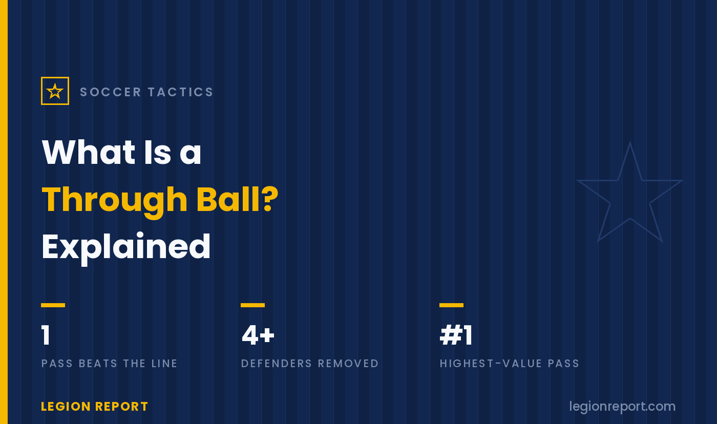 What Is a Through Ball in Soccer? The Killer Pass Explained