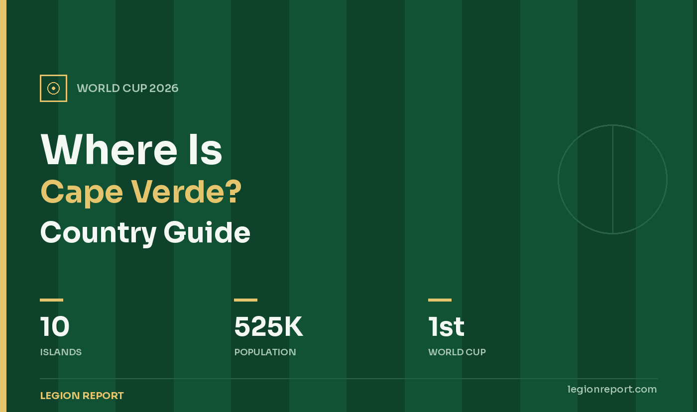 Where Is Cape Verde? Map, Population & Country Guide